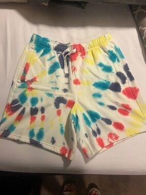 DSG Tie-Dye Drawstring Lounge Shorts - Multicolor